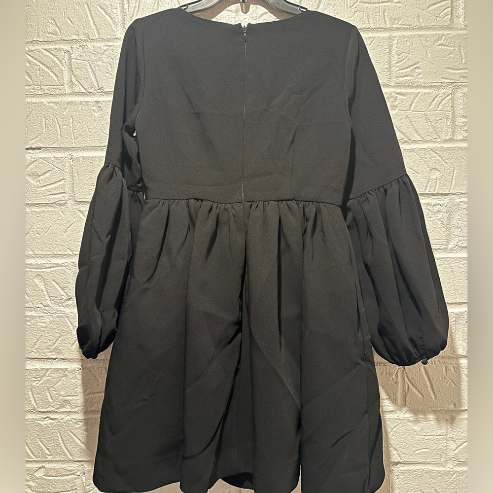 New Cinq à Sept Dorina Long Sleeve Empire Waist Minidress Size 2 - Picture 5 of 13